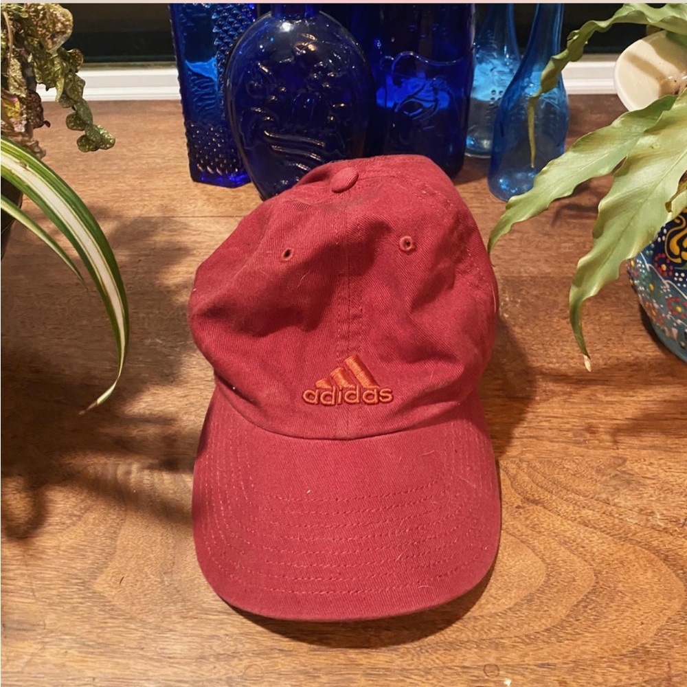 adidas Red and Pink Hat Casual Accessories